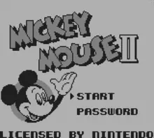 Image n° 1 - screenshots  : Mickey Mouse II